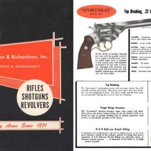 Harrington & Richardson Arms 1956 Gun Catalog