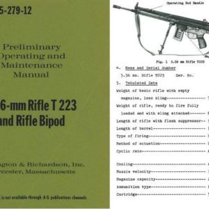 Harrington & Richardson Arms 5.56mm Rifle T223 & Bipod Manual