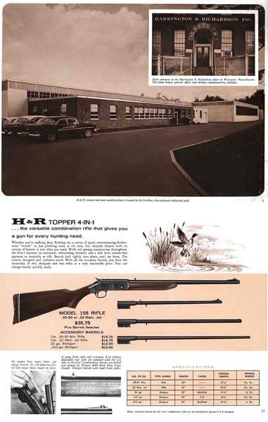 Harrington & Richardson Arms 1965 (late) Gun Catalog - GB-img-0
