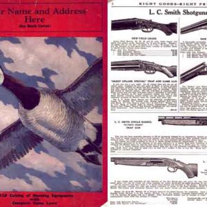 Hunting and Fishing Magazine; Sample Store Catalog 1929
