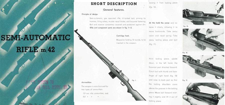 Ljungman 1960  Ag M42 Semi-Automatic Rifle Manual by IGAB- GB-img-0