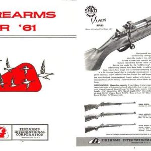 Firearms International 1961 Gun Catalog