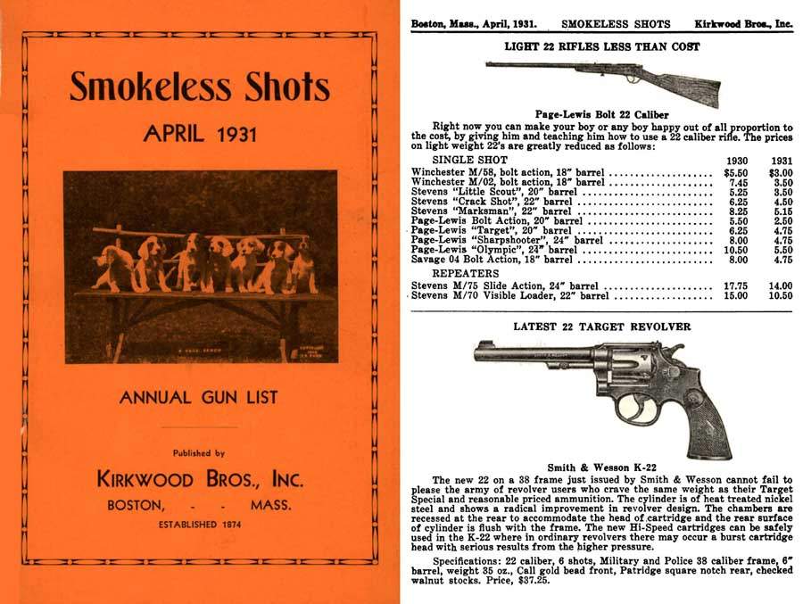 Kirkwood 1931 Gun List - GB-img-0