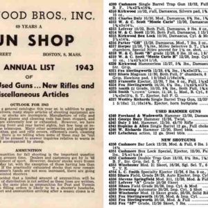 Kirkwood 1943 Annual Gun List
