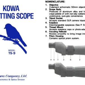 Kowa Spotting Scope TS-9 Manual