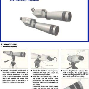 Kowa Spotting Scope TSN Manual