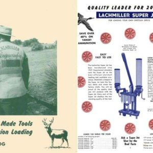 Lachmiller 1969 Engineering Co. Reloading Catalog