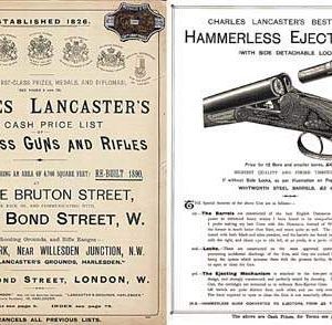 Charles Lancaster High Class Guns 1900