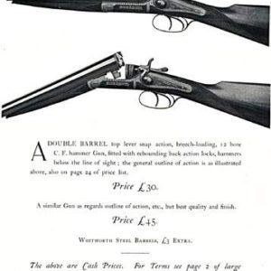 Charles Lancaster Special Pigeon Guns 1901