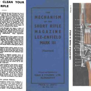 Lee Enfield 1940 Circa Short Rifle Magazine MKIII Mechanism-Manual
