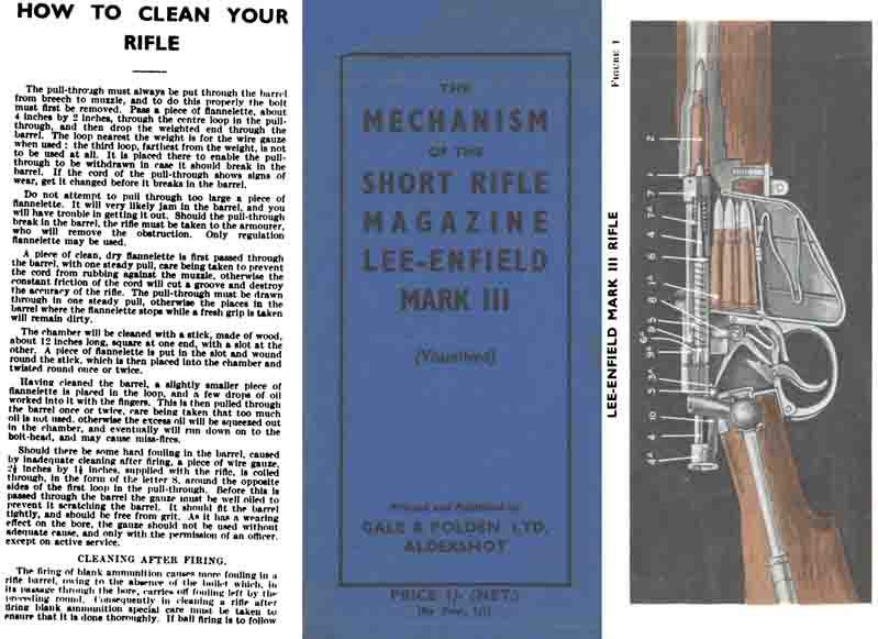 Lee Enfield c1940 Short Rifle Magazine MKIII Mechanism-Manual - GB-img-0