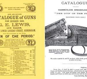 GE Lewis 1888 Catalogue of Guns
