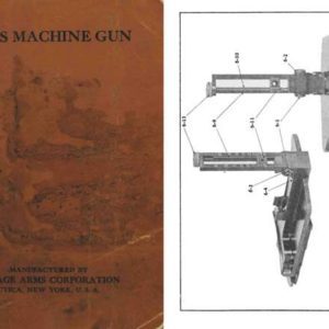 Lewis M1917 Automatic Machine Gun- Savage Arms Co.- Manual