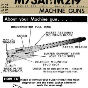 M73 and M219 1974 MG Operators Manual TM 9-1005-233-10