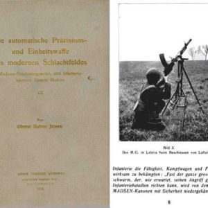 Madsen 1938 circa- Manual Maschinengewehre und Infantrie-kanonen IX