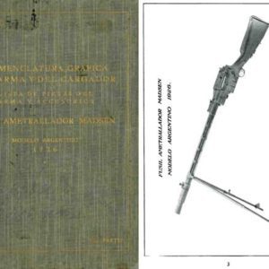 Madsen 1930 circa Machine Gun Argentine Model-1926 Manual