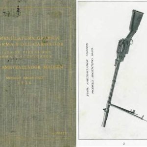 Madsen Modelo Argentino 1926 Nomenclatura- Manual