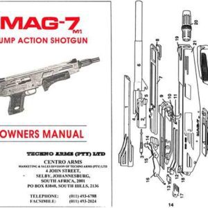 Techno-Arms (PTY) Ltd MAG-7 & M1 Shotgun Manual- South Africa