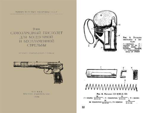 Russian Makarov Pistol 1984 Silenced 9mm Model User Manual - GB-img-0