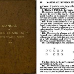 Manual of Interior Guard Duty 1914 - U.S. Army War Office