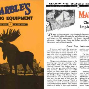 Marbles 1924 Outing Equip- Guns, Knives & Etc Catalog
