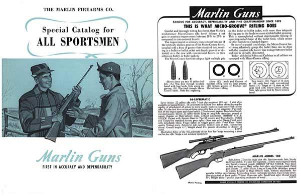 Marlin 1958 Gun Catalog - GB-img-0