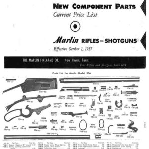 Marlin 1957 Component Parts Catalog