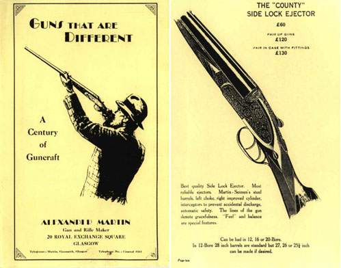 Alexander Martin 1932 Gun Catalog- Glasgow, Scotland - GB-img-0