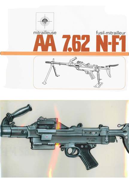 MAS c1952 AA52 N-F1 Fusil Mitrailleur La Nana" (French)" - GB-img-0
