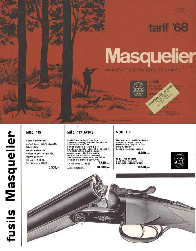 Masquelier S.P.R.L. 1968 Mfr D'Armes De Chasse, Liege, Belgium - GB-img-0
