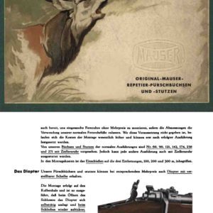 Mauser 1937 Repetier-Pürschbüchsen und -Stutzen