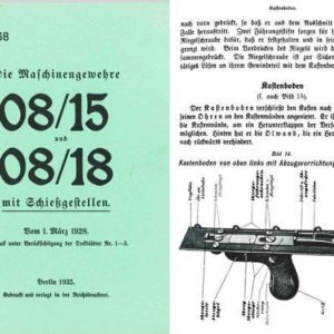 Maxim 1935 Machininengewehre 08/15 und 08/18 Handbuch- Manual