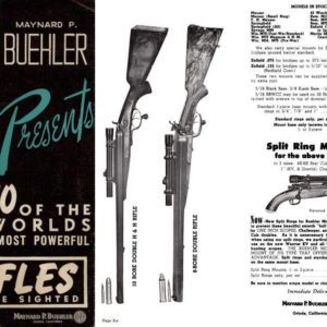 Maynard P Buehler 1963 Circa High Power Rifles & Access., Orinda, CA.