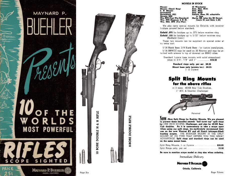 Maynard P Buehler 1963  High Power Rifles & Access., Orinda, CA.- GB-img-0