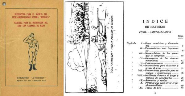 Mendoza 1948 Fusil Ametrallador Rifle & Grenade Manual