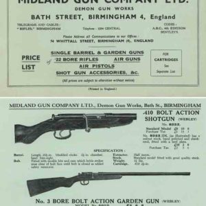 Midland 1958 Sporting Guns Catalog
