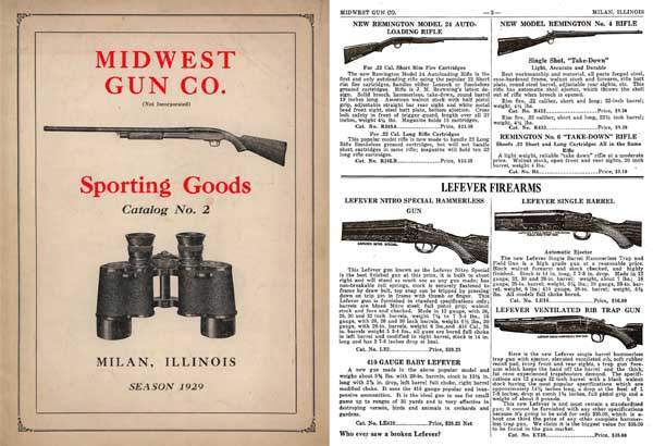 Midwest Gun Company 1929 Catalog (Milan, IL) - GB-img-0