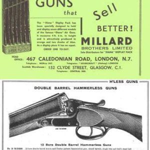 Millard Brothers 1930- London, Glasgow Gun Catalog