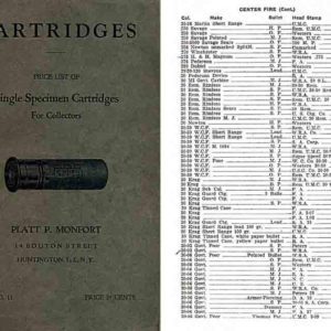 Montfort Collector Cartridges 1948 Catalog