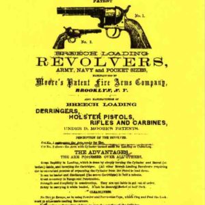 Moore's Patent Revolvers 1863 Flyer- Manual
