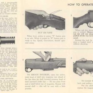 Mossberg 200D & 200K Pump Shotguns Flyer Manual