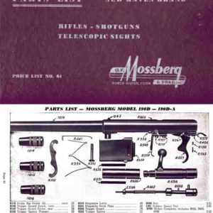 Mossberg 1964 Component Parts Catalog