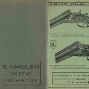 S. Nakulski 1928 Fabrykabroni - Gun Catalog-Gniezno, Poland