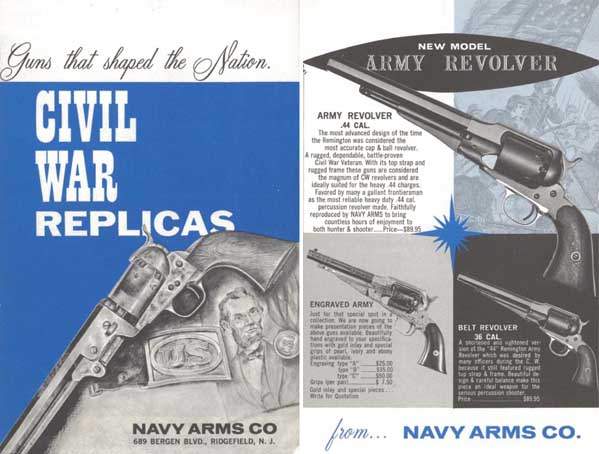 Navy Arms 1960  Replica Guns Catalog - GB-img-0