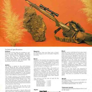 Nimrod Promotions Guns Ltd. 1975 Circa Pretoria, South Africa