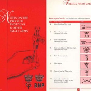Notes on the Proof of Shotguns and Other Small Arms 1993 (UK)