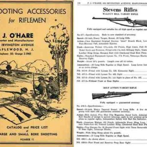 PJ O'Hare 1937 Shooting Accessories Catalog