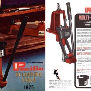 Pacific 1975 Reloading Tools Catalog