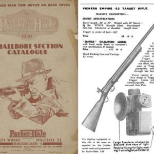 Parker Hale 1939 Small Bore Section Catalogue