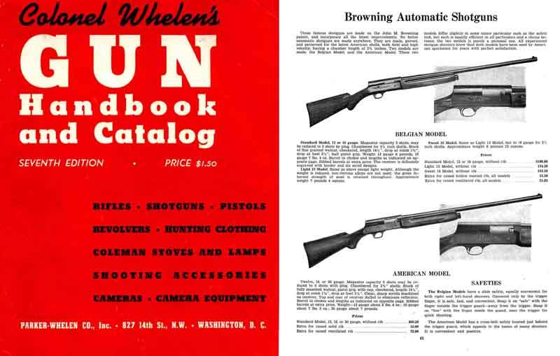 Parker-Whelen 1949 Gun and Accessory Catalog (Wash, DC) - GB-img-0
